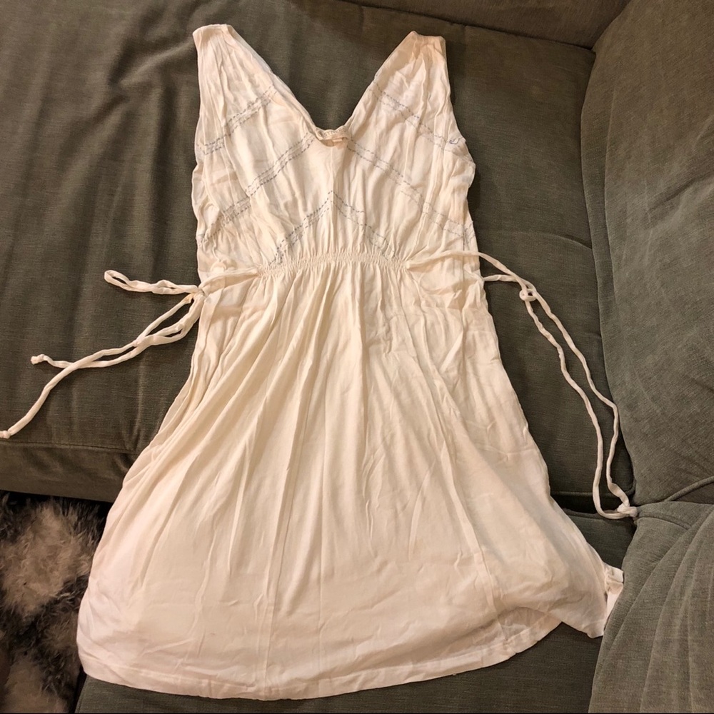 EUC Synergy Organic Cotton Dress, White/Cream, L